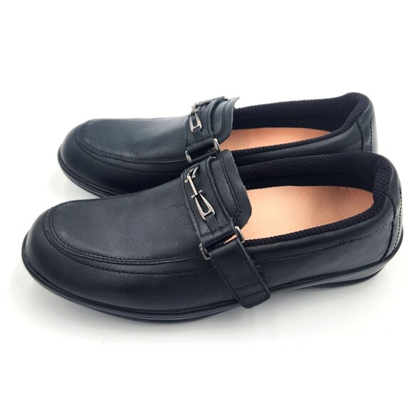 Orthofeet Womens Loafer Shoes Size 10.5 N Chelsea 817 Black Leather Diabetic - Picture 4 of 14